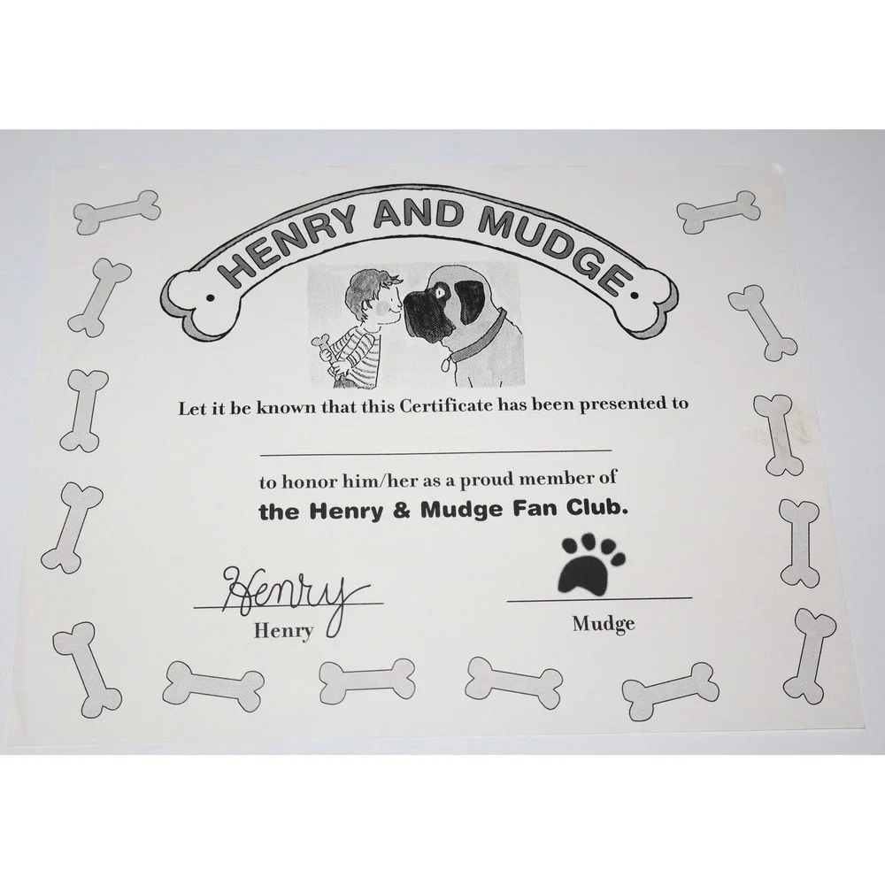 Henry and Mudge Classroom Fan Club Newsletter Activity Lot Vintage